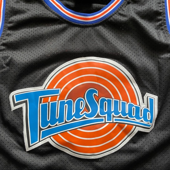 NWOT TuneSquad Black Jersey L Men Authentic AthleticApparel - Picture 2 of 5